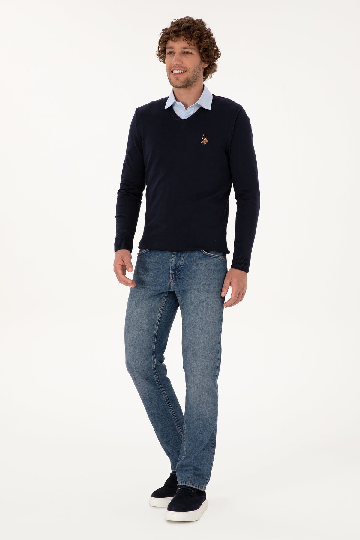 PULL HOMME TD03 NAVY BLUE