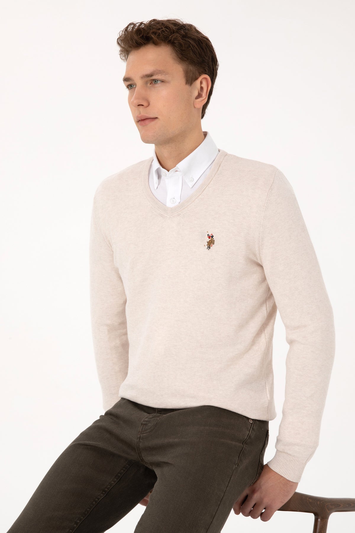 PULL HOMME TD03 OFF WHITE
