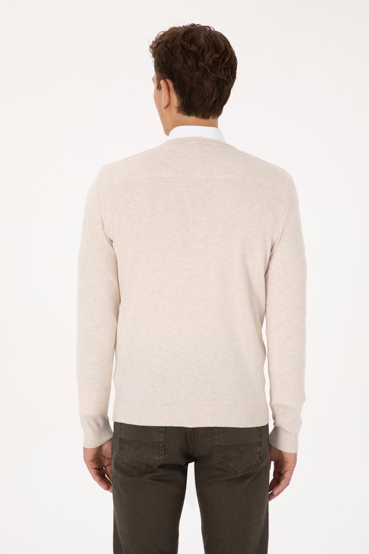 PULL HOMME TD03 OFF WHITE