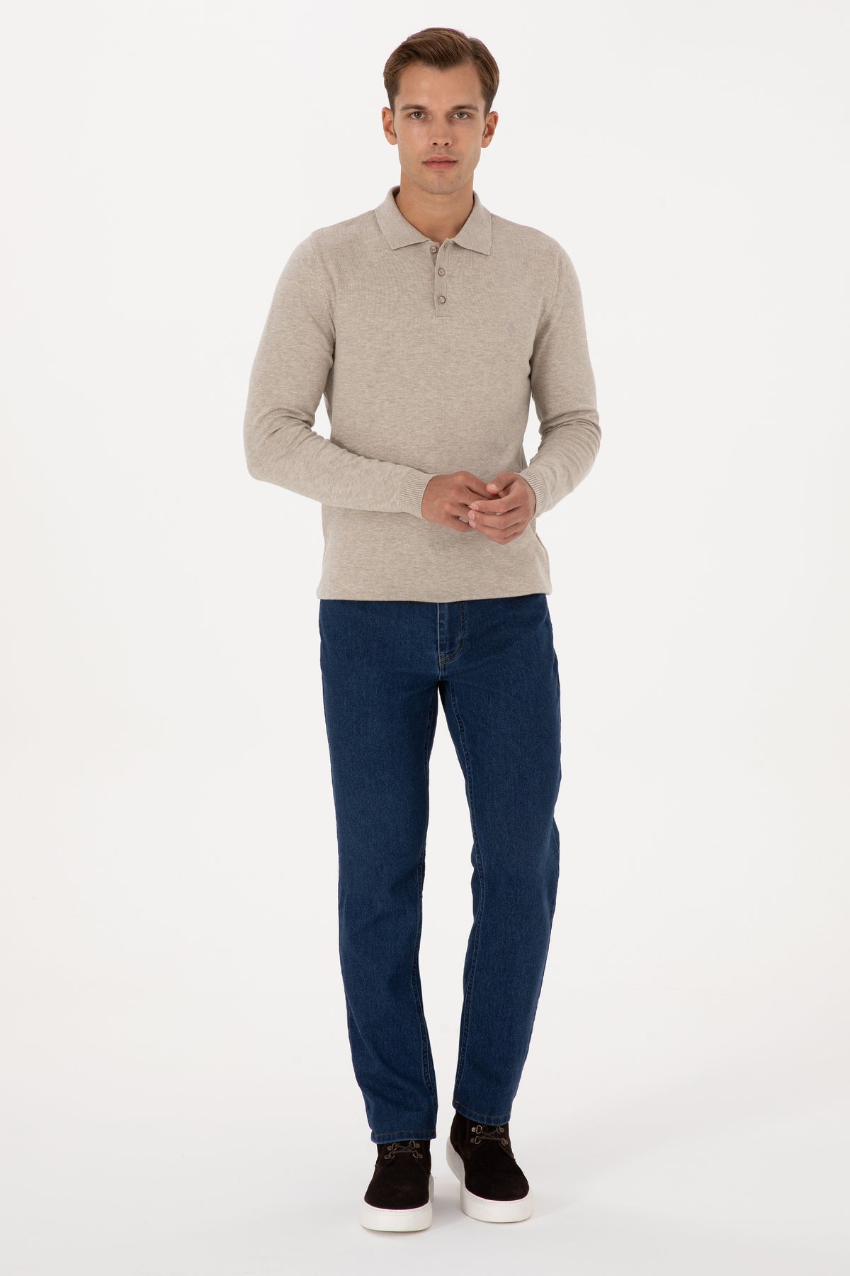 PULL HOMME RAHAB STONE MELANGE