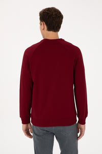 SWEAT-SHIRT  HOMME GERARDO BURGUNDY