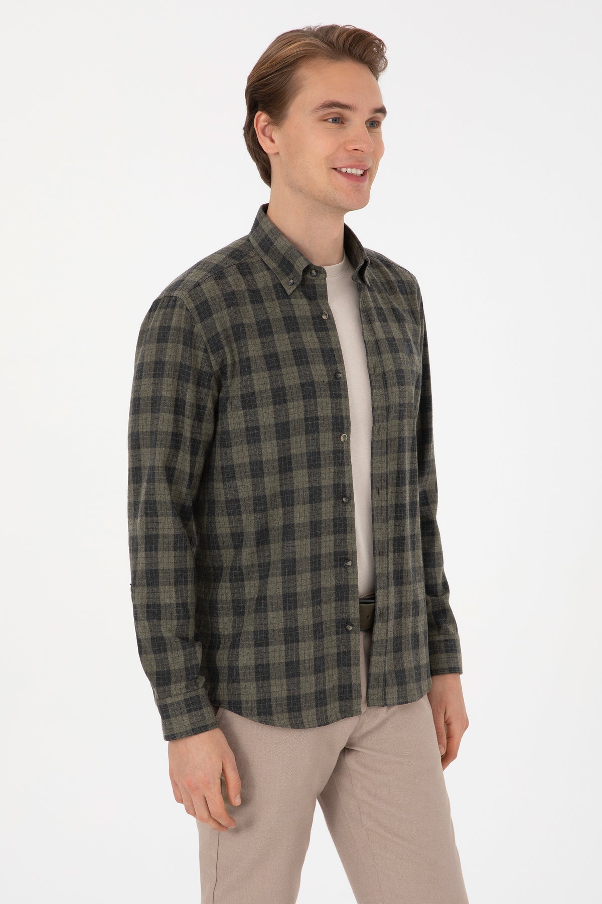 CHEMISE HOMME RC-MESI GREEN LIGHTE