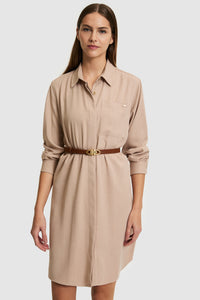 ROBE FEMME  SIHOP BROWN CAMEL
