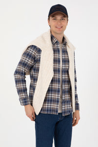 CHEMISE HOMME FASLE BLEU MARINE CLAIR