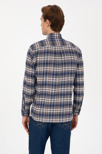CHEMISE HOMME FASLE BLEU MARINE CLAIR