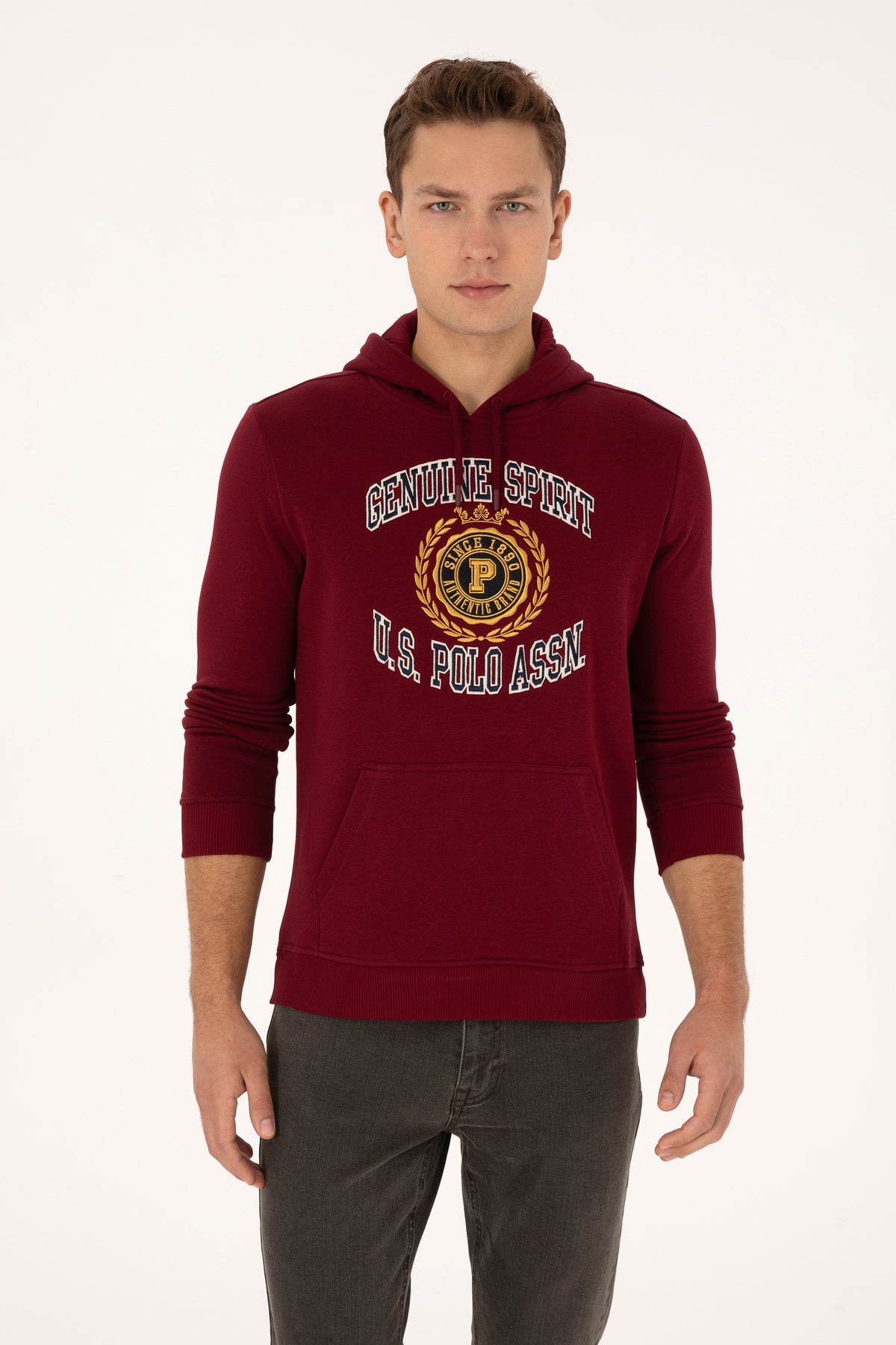 SWEAT-SHIRT  HOMME HARBERT BURGUNDY