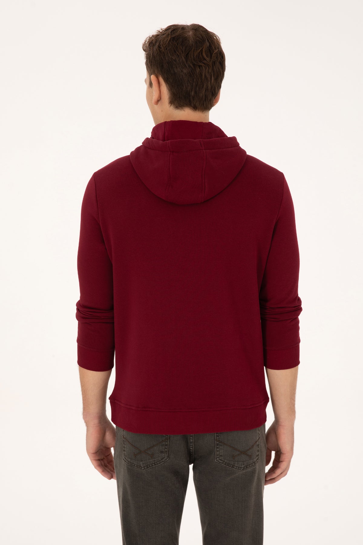 SWEAT-SHIRT  HOMME HARBERT BURGUNDY