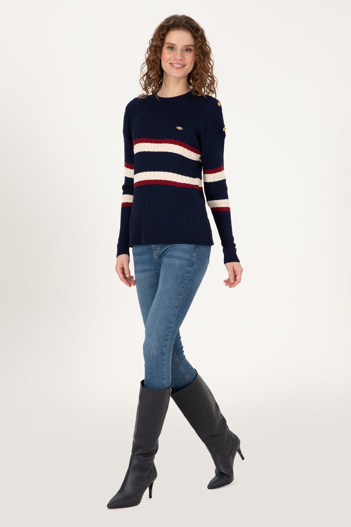 PULL FEMME FIRENZ NAVY BLUE