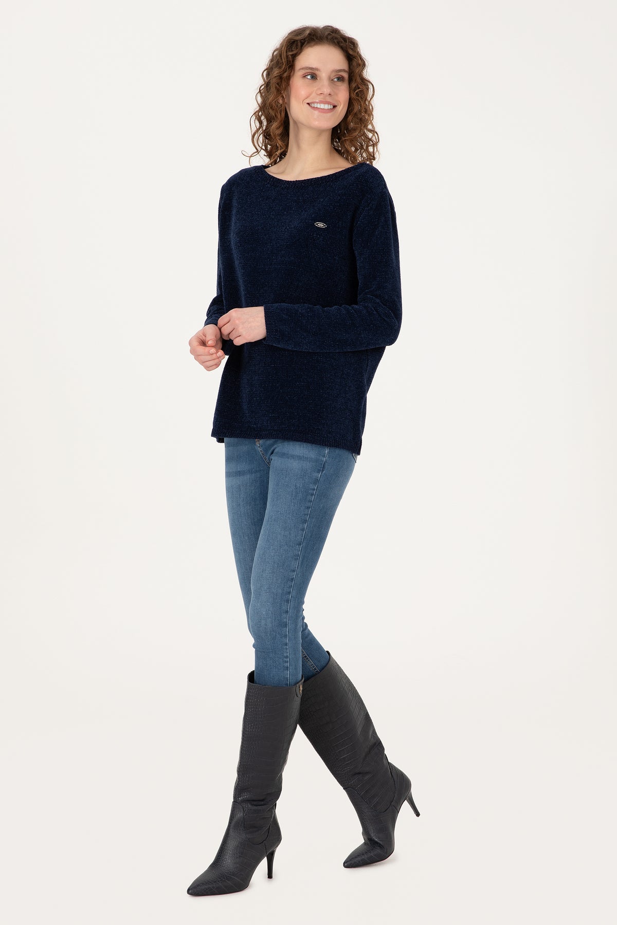 PULL FEMME STROK NAVY BLUE