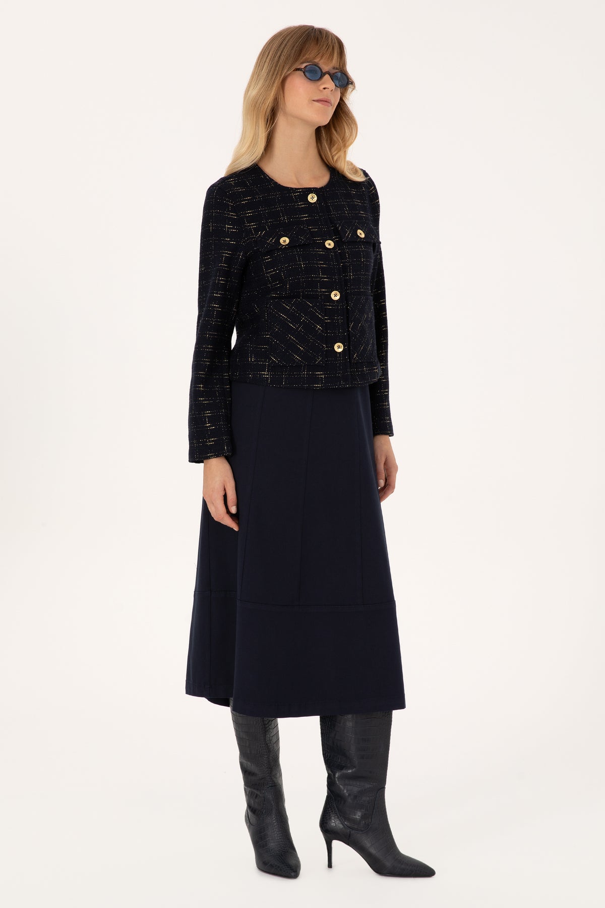 JUPE FEMME NERMAS NAVY BLUE