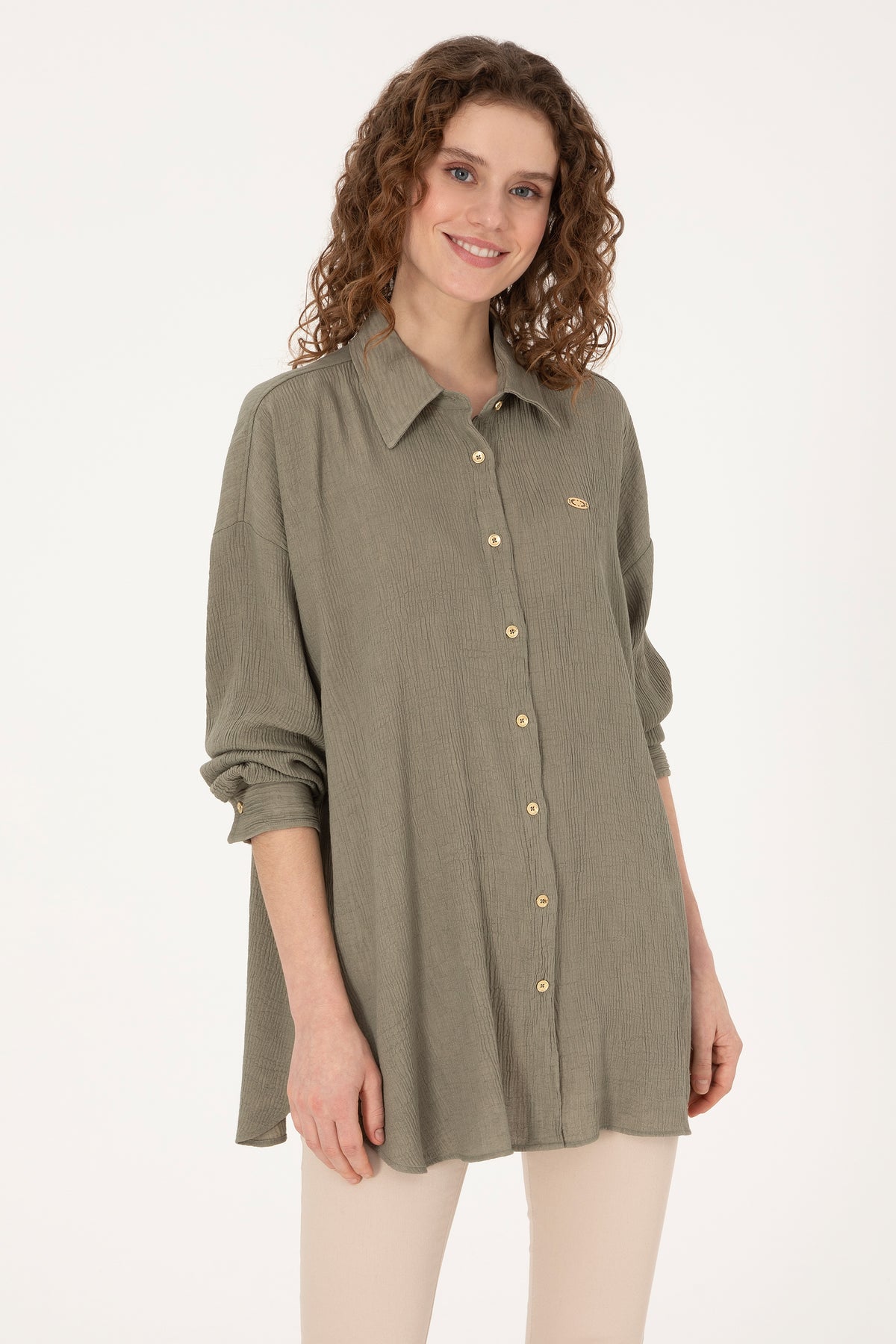 CHEMISE FEMME VESNA-TNK GREEN LIGHTE