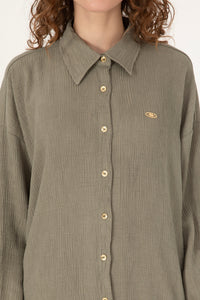 CHEMISE FEMME VESNA-TNK GREEN LIGHTE