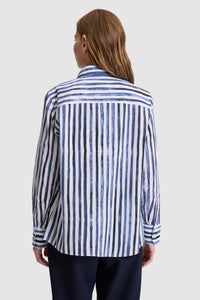 CHEMISE FEMME BUCCI NAVY-BLUE