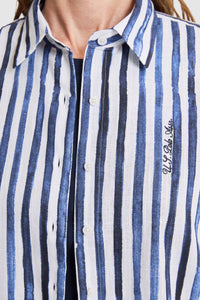 CHEMISE FEMME BUCCI NAVY-BLUE