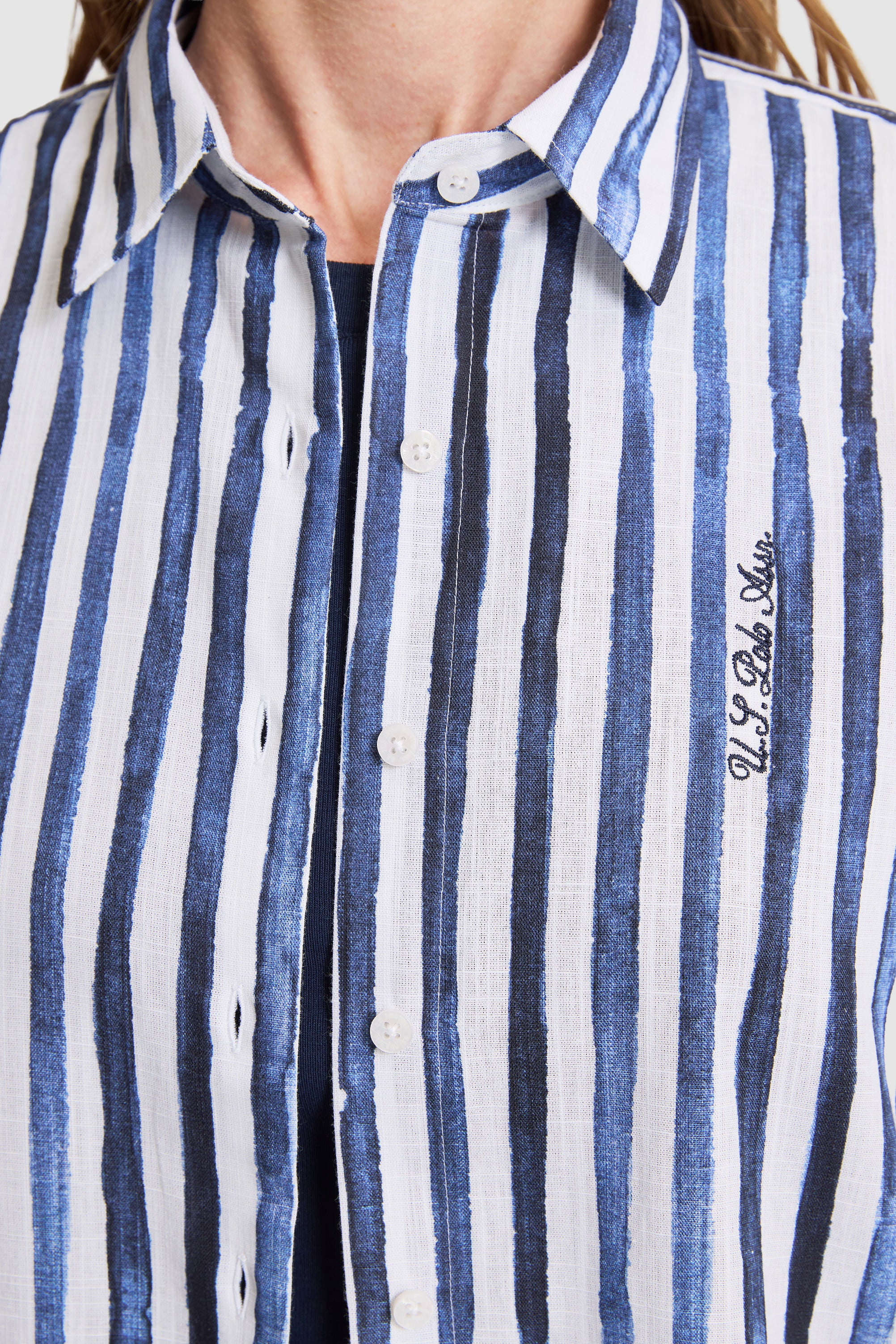 CHEMISE FEMME BUCCI NAVY-BLUE
