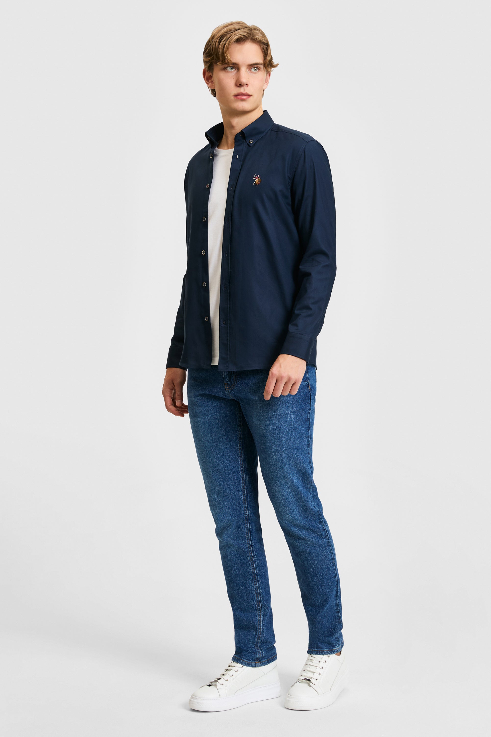 CHEMISE HOMME CEDCOLOR NAVY-BLUE