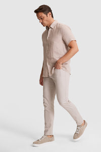 PANTALON CHINOS BASIC HOMME MICHES STONE