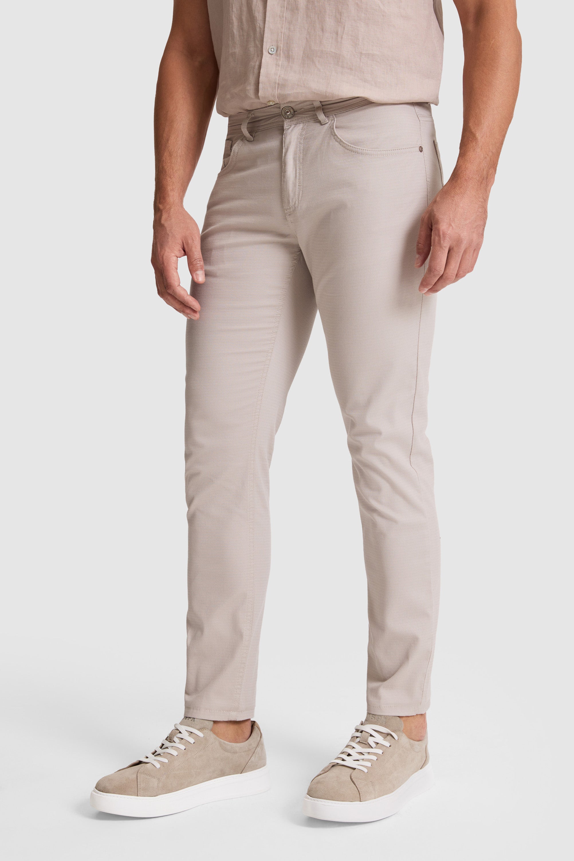 PANTALON CHINOS BASIC HOMME MICHES STONE