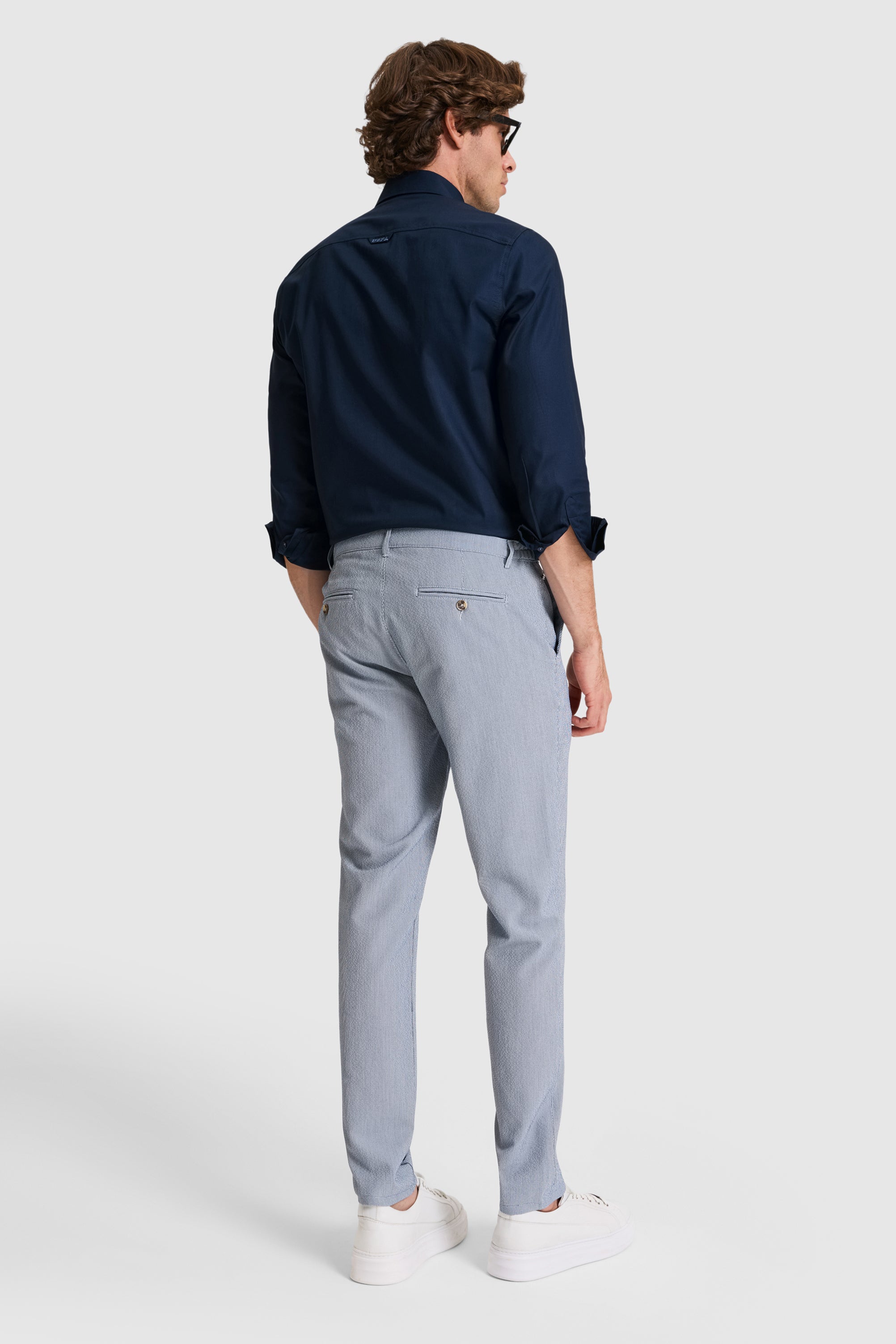 PANTALON CHINOS HOMME SEMON NAVY BLUE