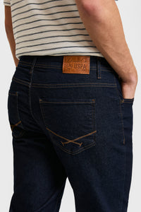PANTALON HOMME U-FRANK BLUE-DARK