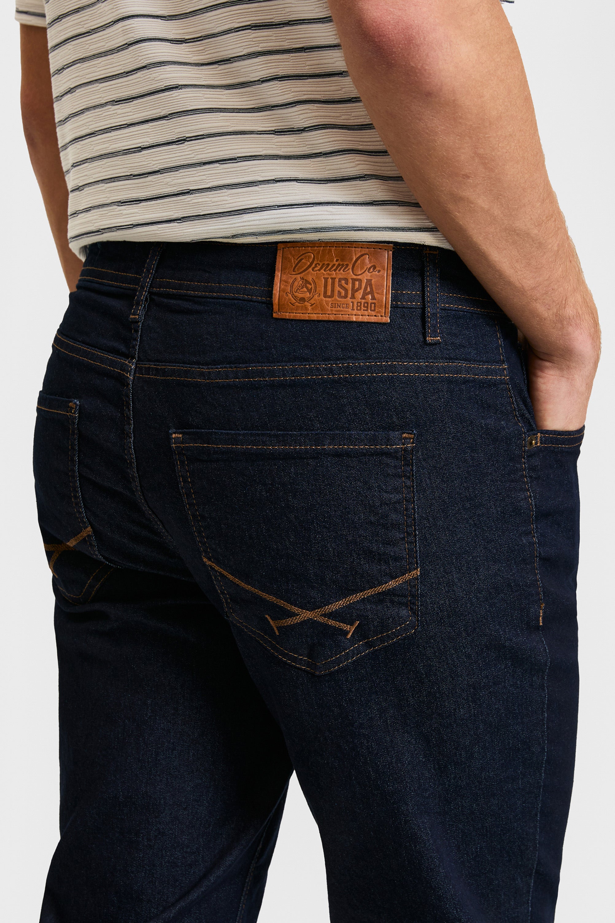 PANTALON HOMME U-FRANK BLUE-DARK