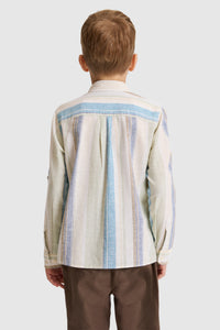 CHEMISE GARÇON LEBIKIDS BROWN CAMEL