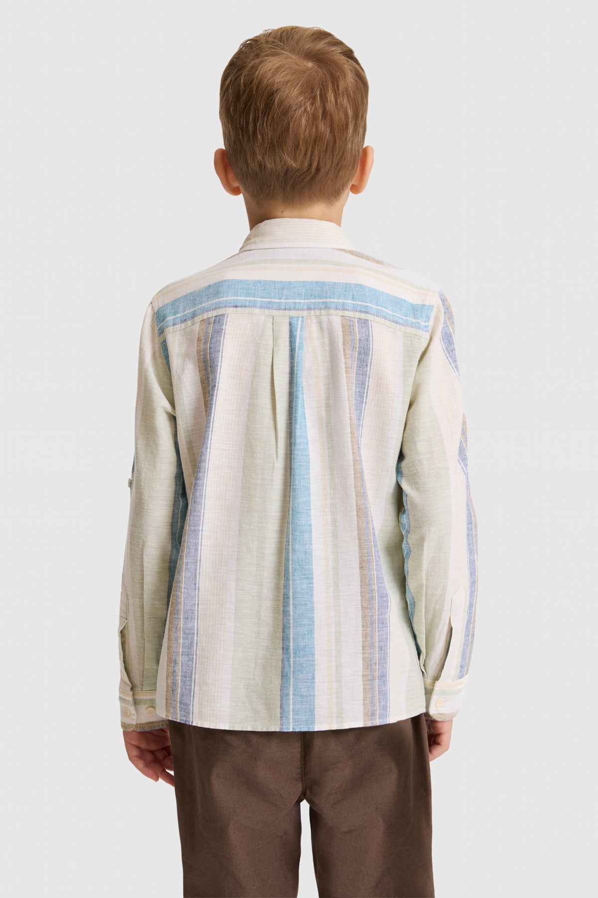 CHEMISE GARÇON LEBIKIDS BROWN CAMEL