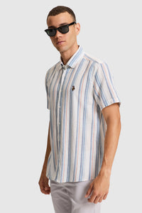 Chemise NIZAR Homme NAVY BLUE LIGHT