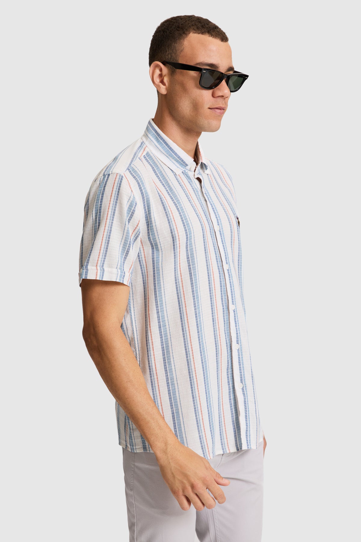 Chemise NIZAR Homme NAVY BLUE LIGHT