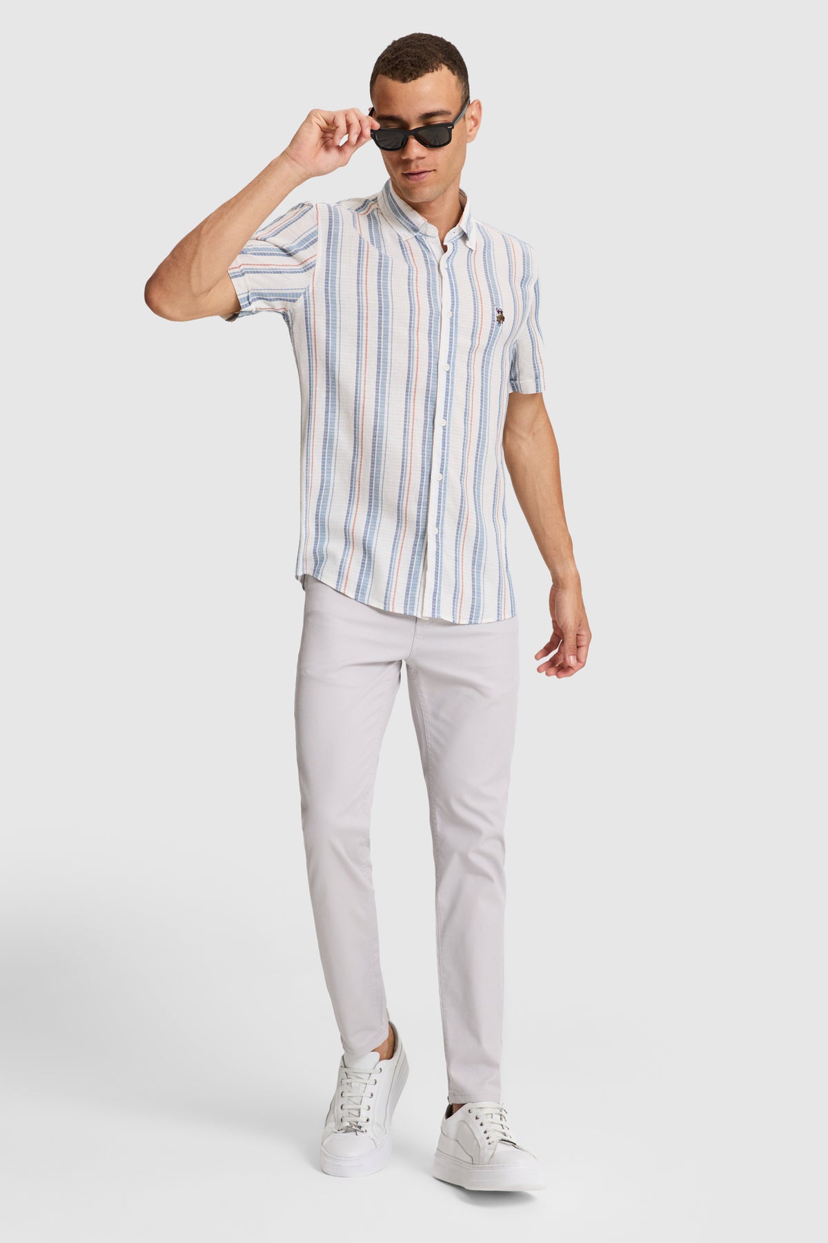 Chemise NIZAR Homme NAVY BLUE LIGHT