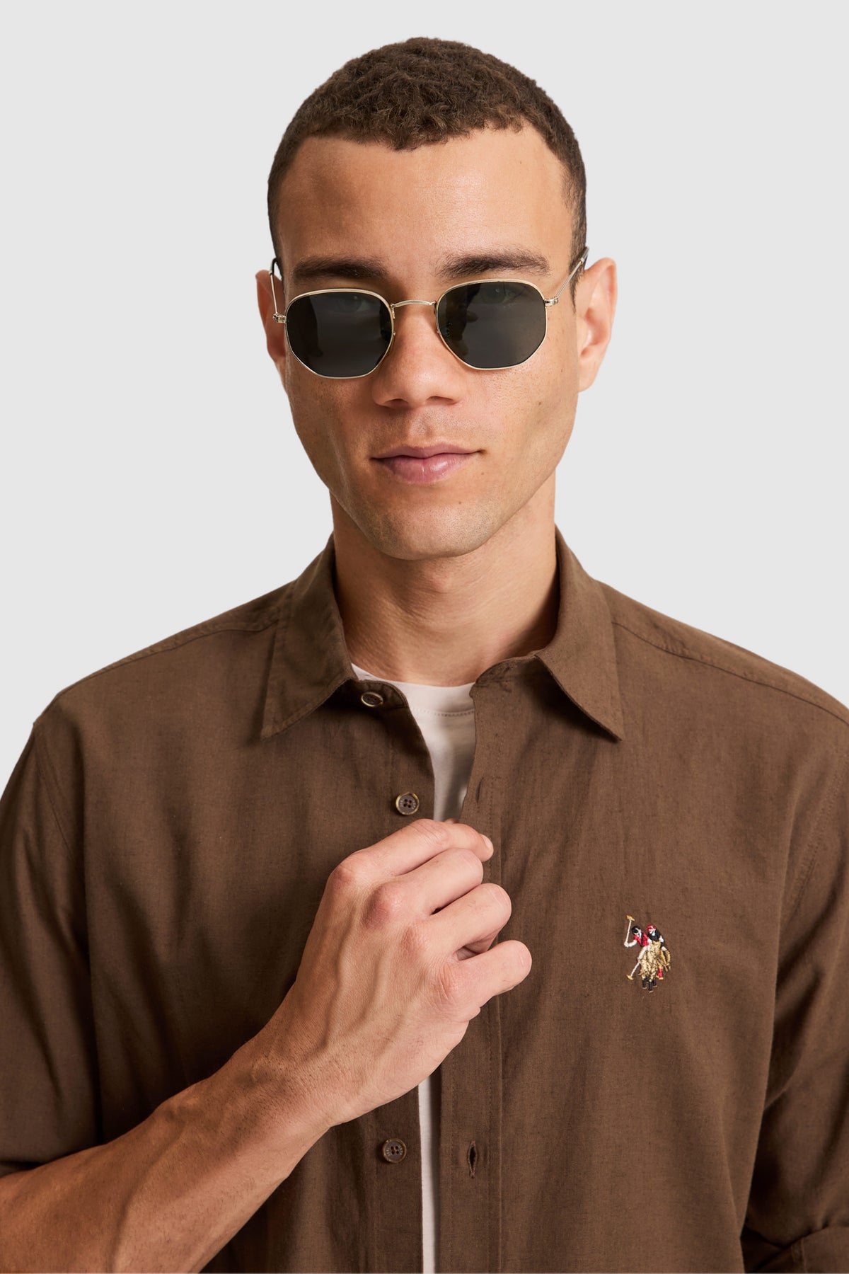 Chemise ENZO Homme BROWN
