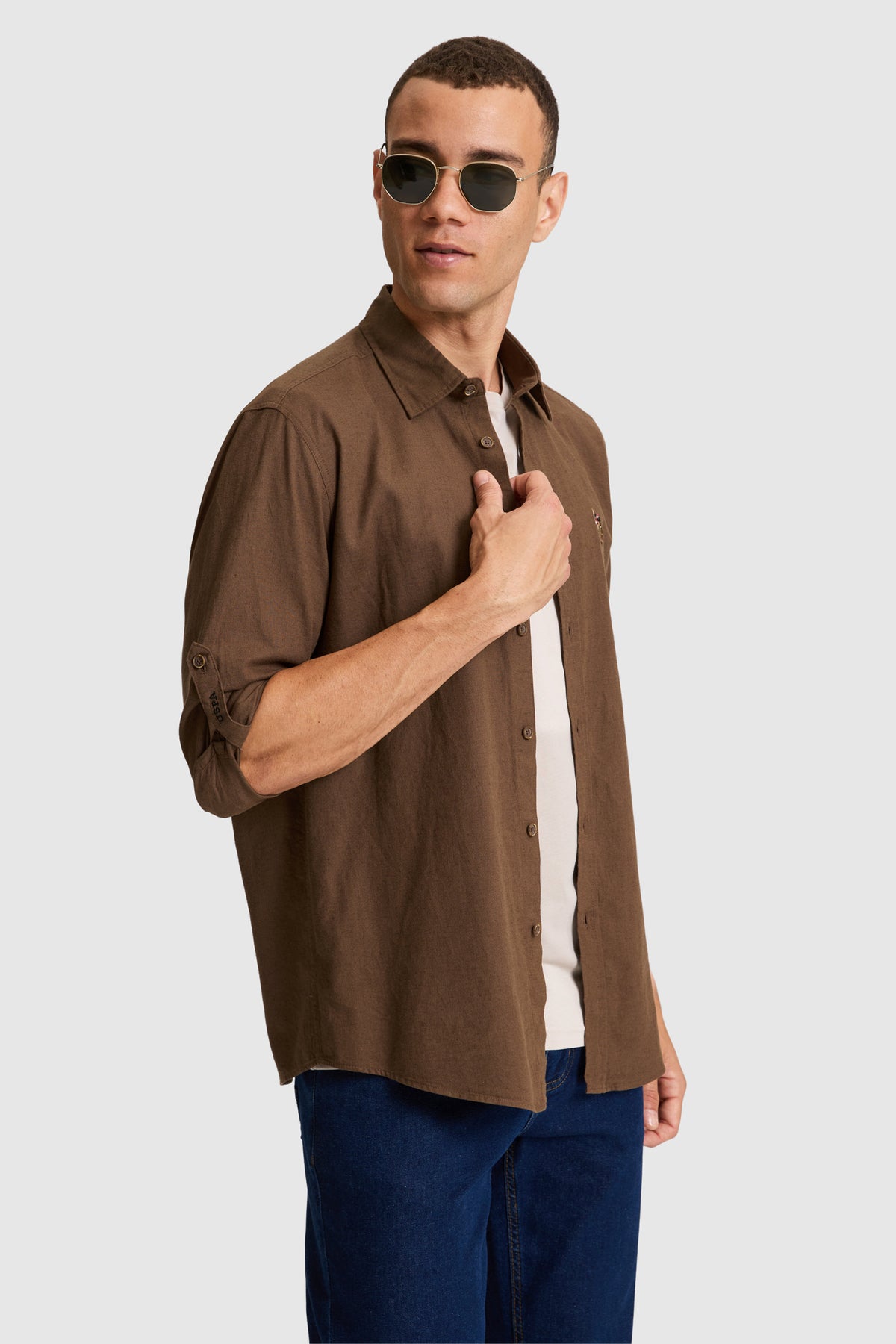 Chemise ENZO Homme BROWN