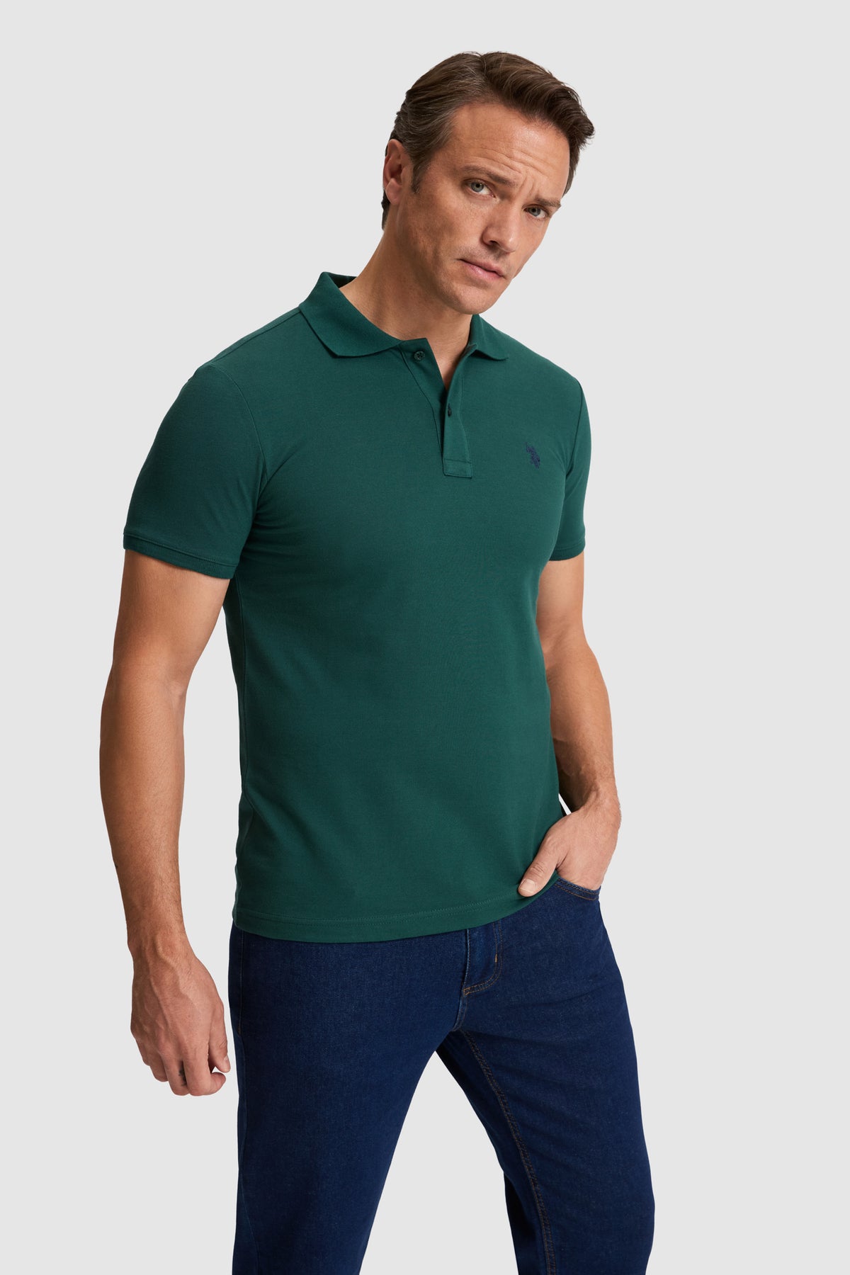 T SHIRT GTP04 Homme GREEN FONCE