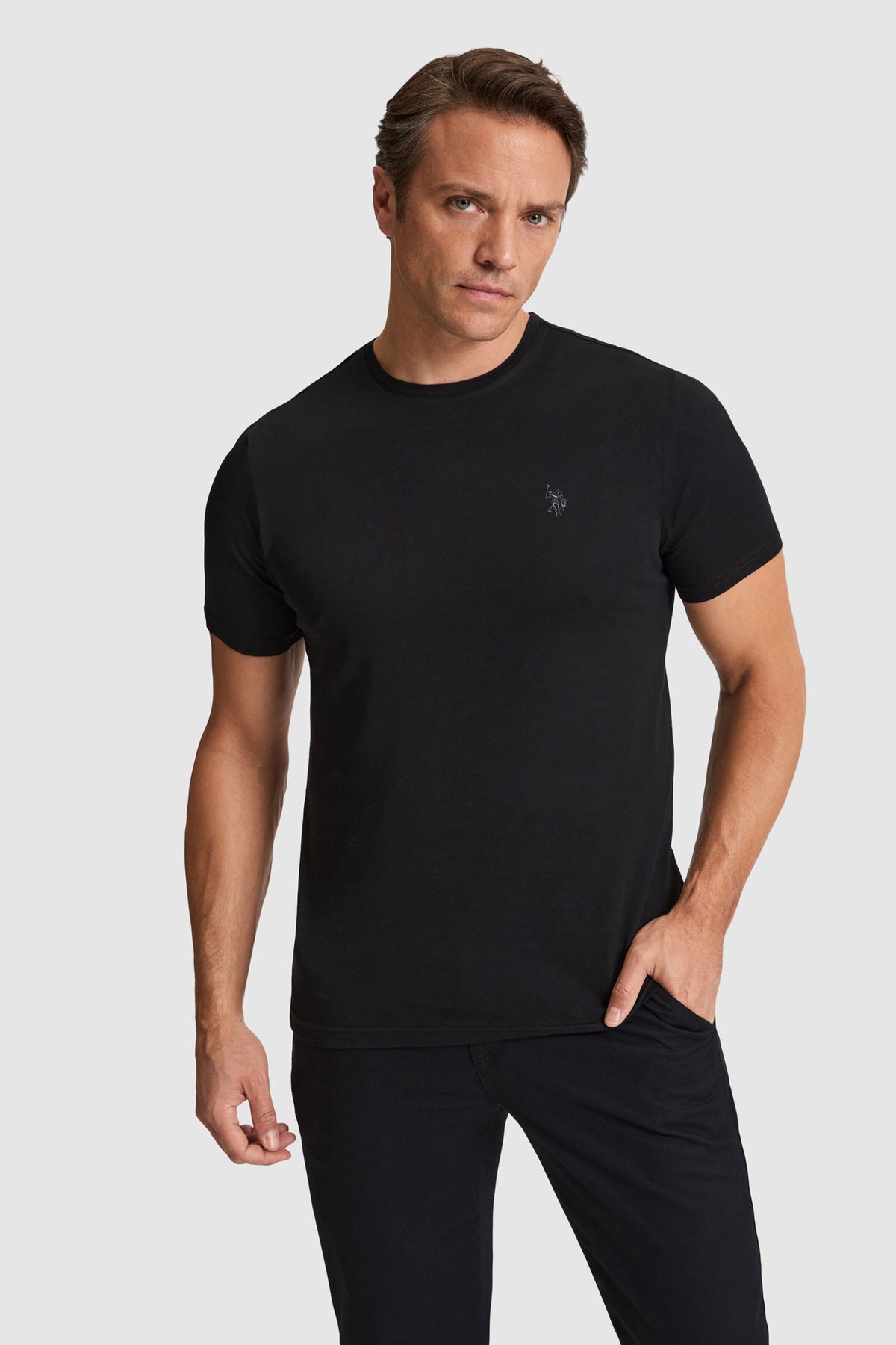 T SHIRT GTS01 Homme BLACK