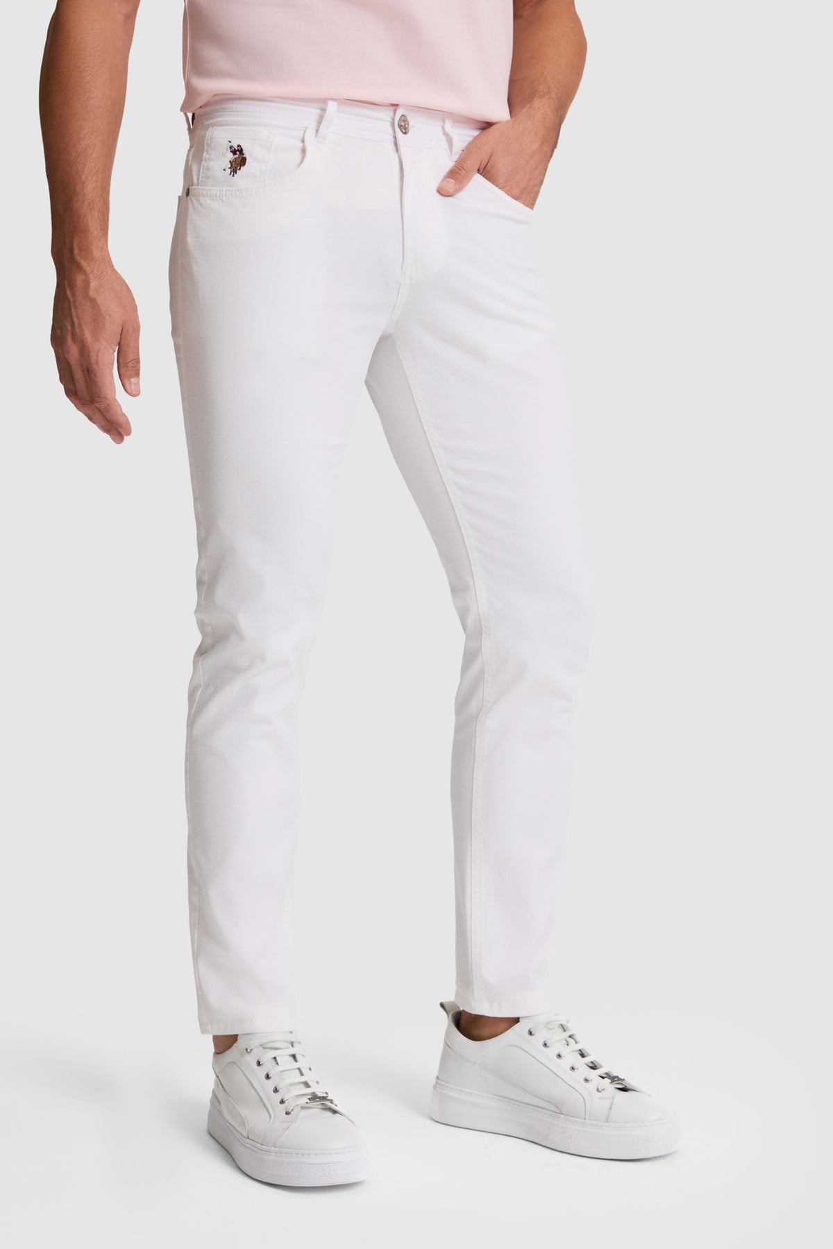 Pantalon MICHES Homme WHITE