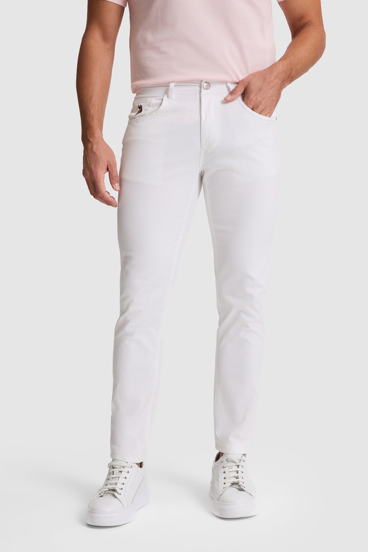 Pantalon MICHES Homme WHITE