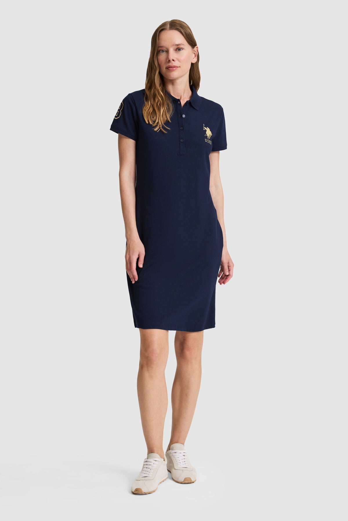 ROBE FEMME MTS022-075 NAVY BLUE