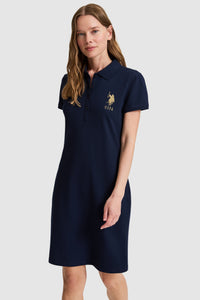 ROBE FEMME MTS022-075 NAVY BLUE