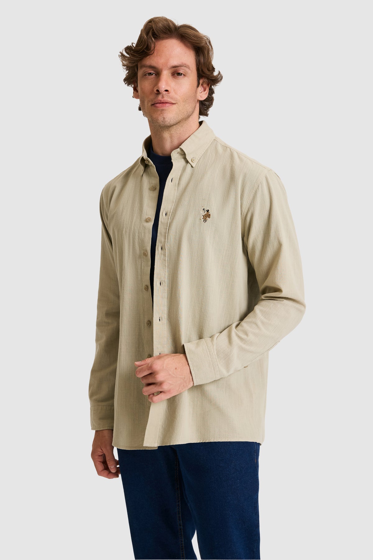 Chemise ENZOGL Homme GREEN LIGHTE