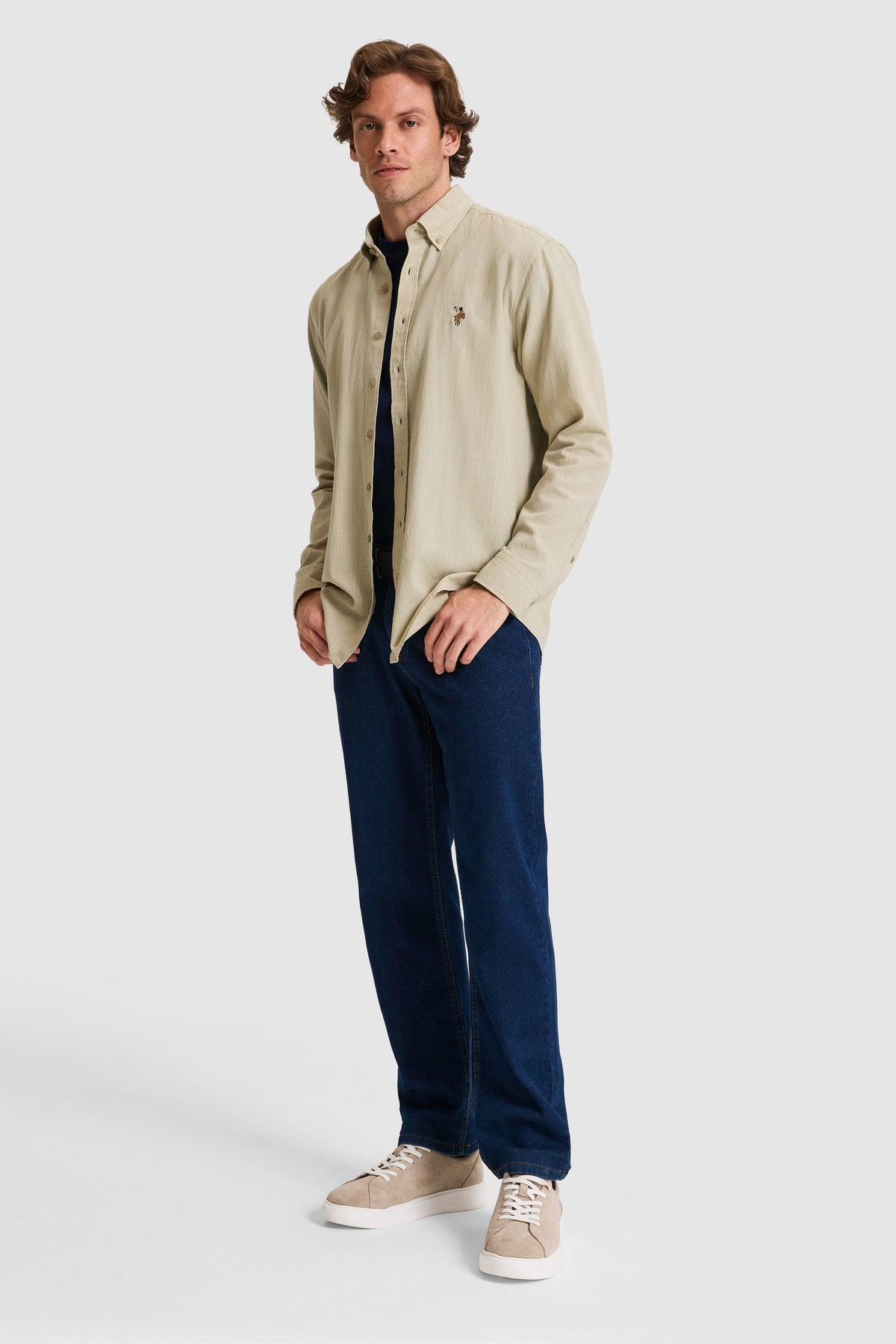 Chemise ENZOGL Homme GREEN LIGHTE