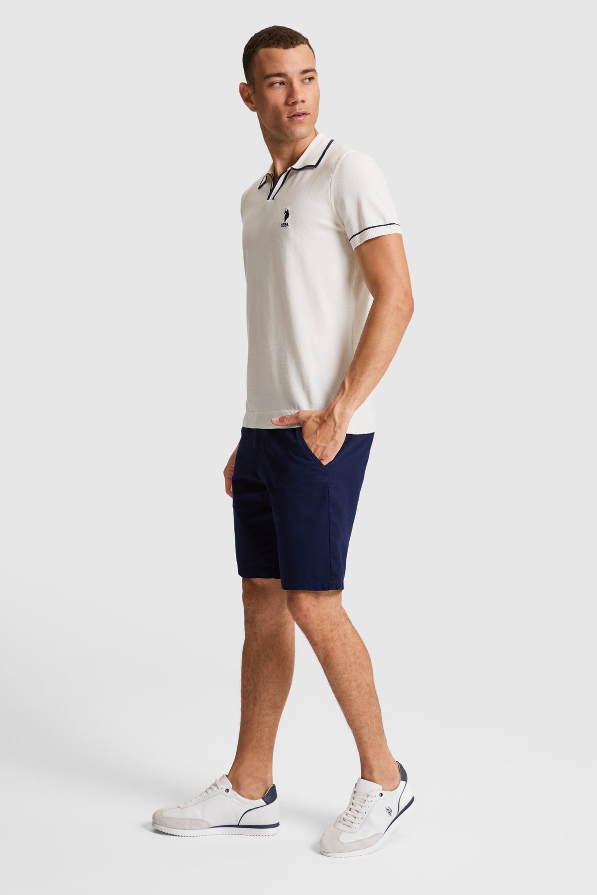 T-shirt tricoté DARIUS Homme Pearl
