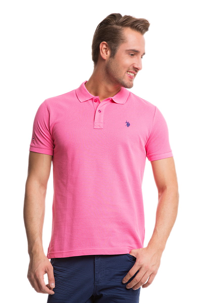 T-shirt POLO homme TP03I PINK VIF
