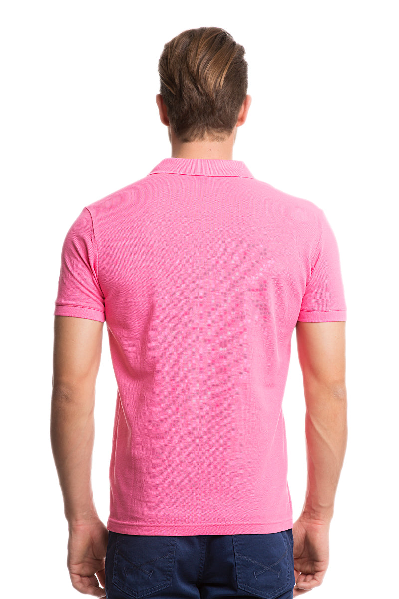 T-shirt POLO homme TP03I PINK VIF