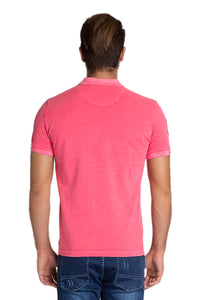 T-shirt POLO homme TJ01I PINK FUSHIA