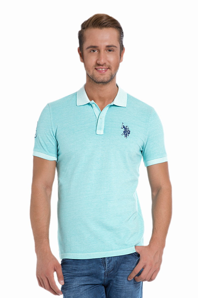 T-shirt POLO homme TJ01I GREEN KAKI