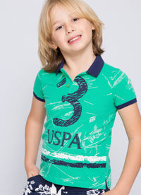 T-shirt garçon TEDDY GREEN