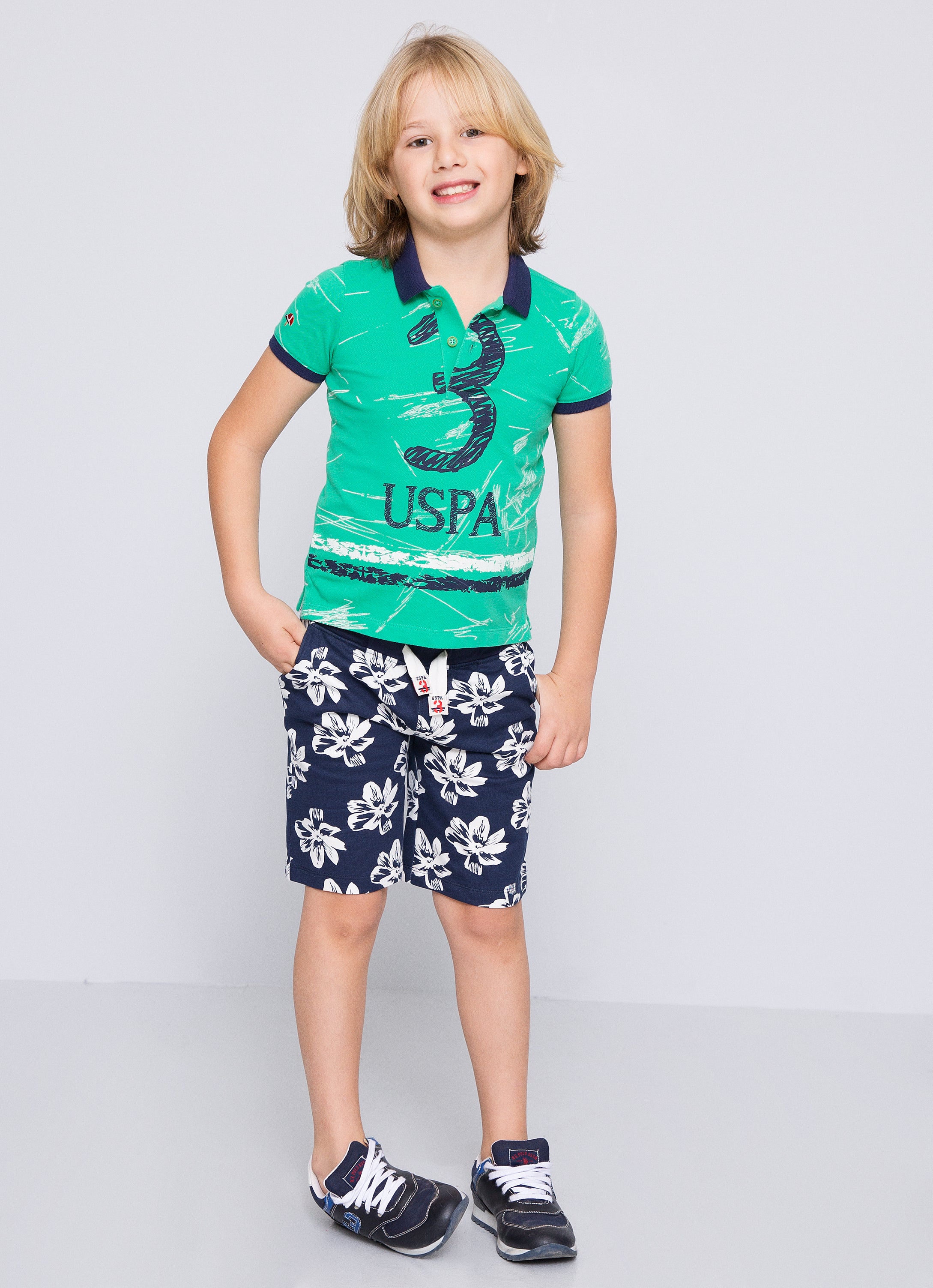T-shirt garçon TEDDY GREEN