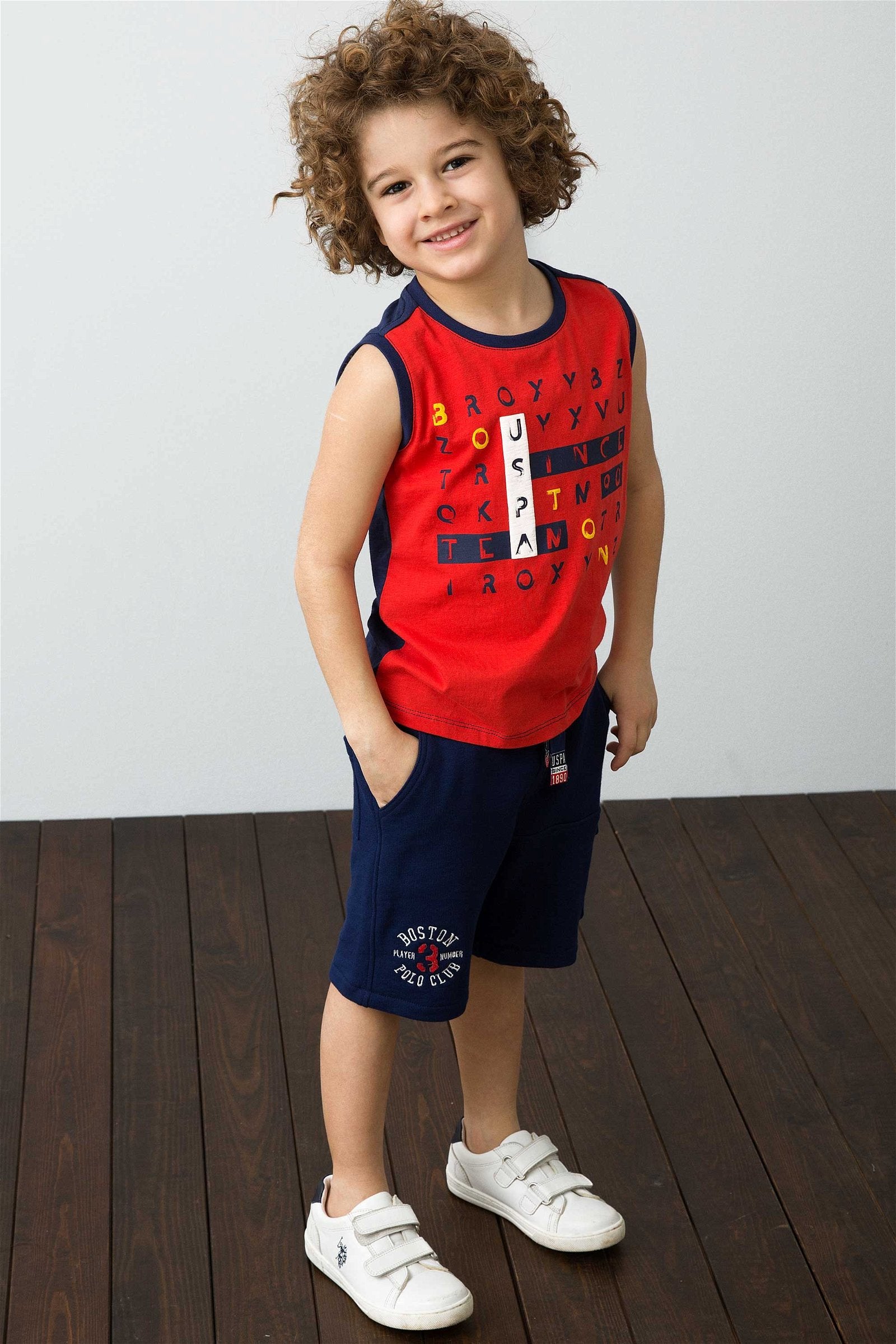 T-shirt garçon TARANTO RED