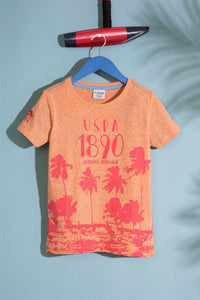 T-shirt garçon BOLONGA ORANGE