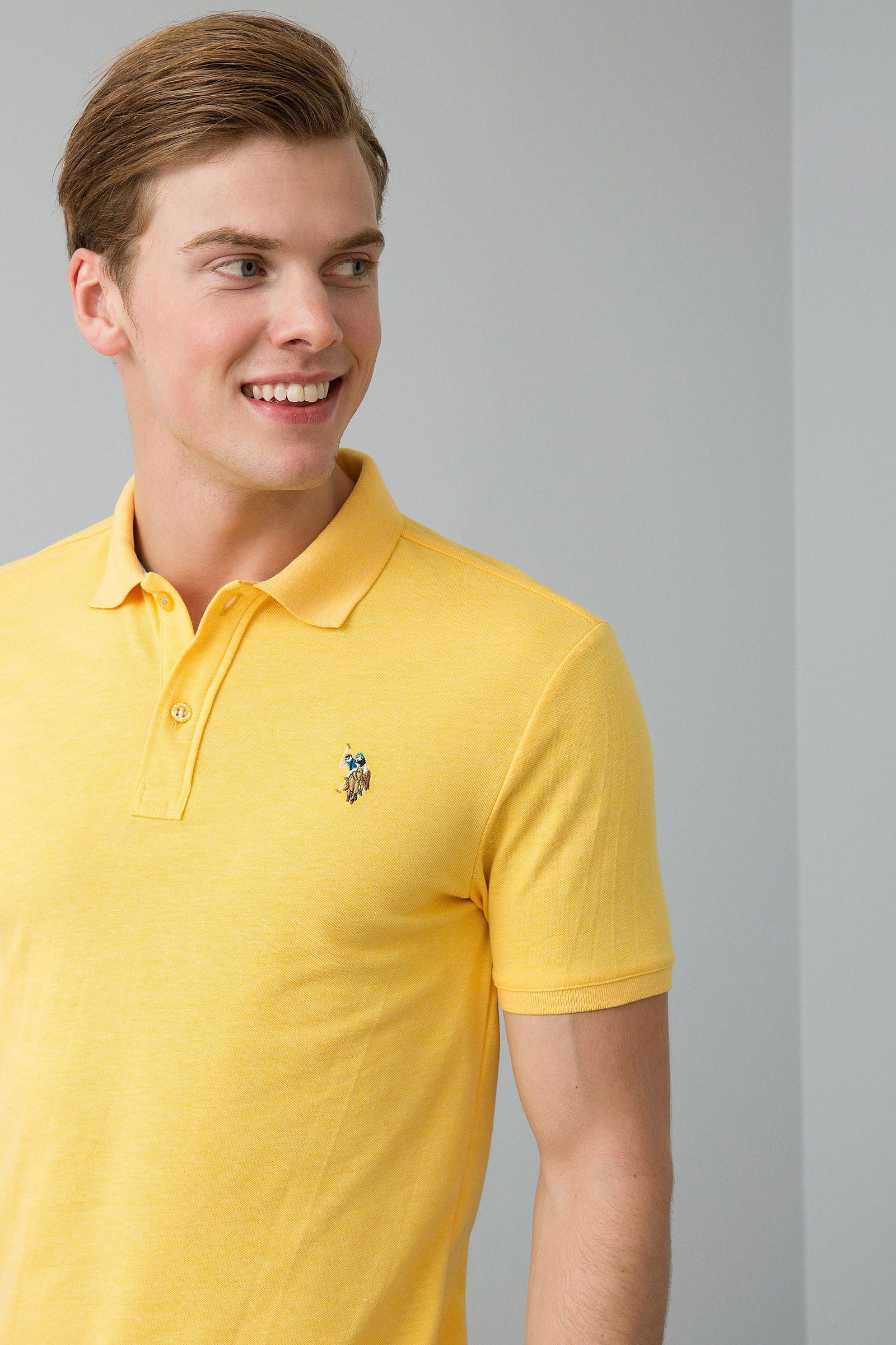 T-shirt POLO homme MELANJI YELLOW